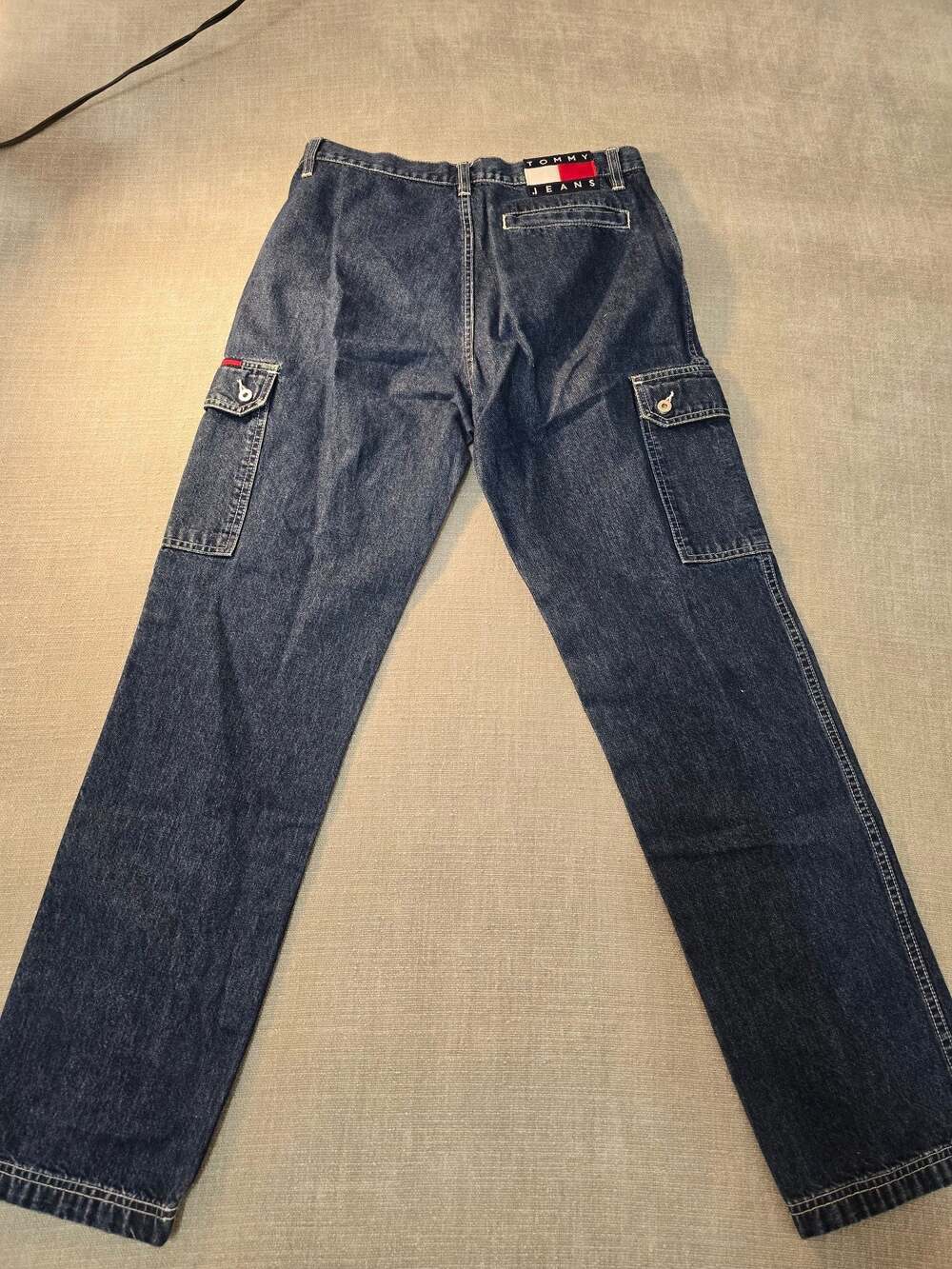 Vintage Tommy Jeans Cargo Pants Size 7 - Picture 3 of 4